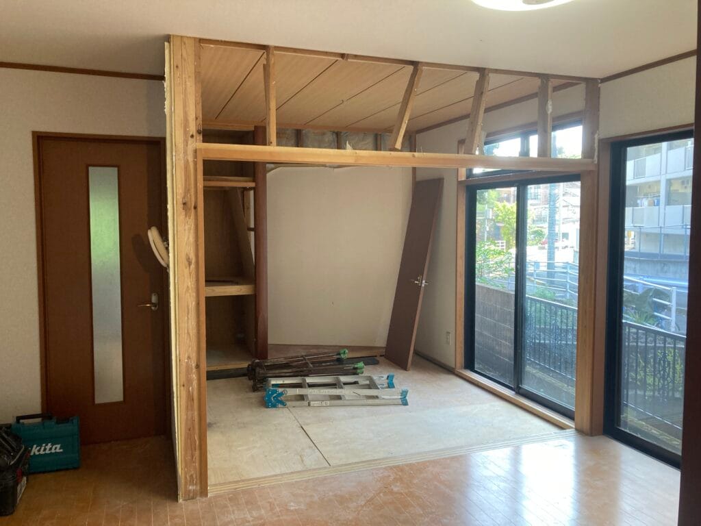 佐世保市名切町Ｓ様邸　改装工事・間取り変更工事の施工前①