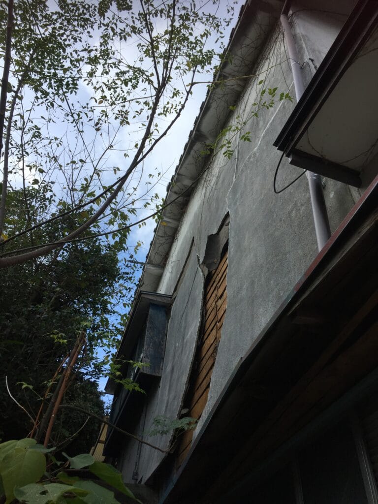 佐世保市大黒町Ｈ様邸　外壁工事の施工前②