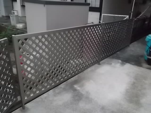 北松浦郡佐々町Ｓ様邸　新規アルミフェンス工事の施工後