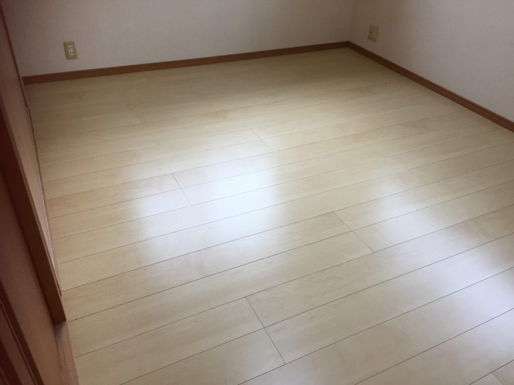 佐世保市吉井町　畳からフローリングへ変更の施工後