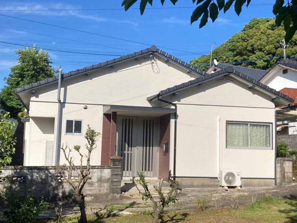 佐世保市K様邸　外壁塗装の施工後